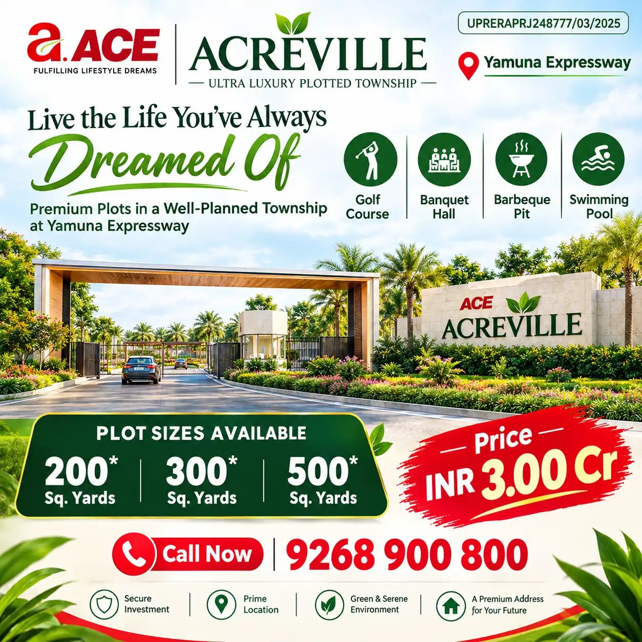 ACE Acreville: 200, 300 & 500 Sq. Yards Plots at Yamuna Expressway ChatGPT Image Sep 21, 2026, 12_19_24 PM