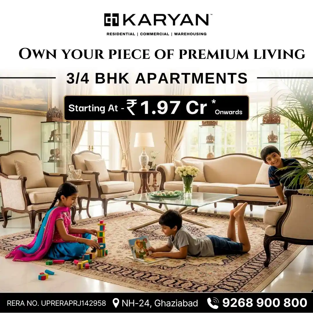 Karyan Trevana Residences NH-24 - 9268 900 800 A Modern Living Address with Strong Investment Potential Karyan Trevana