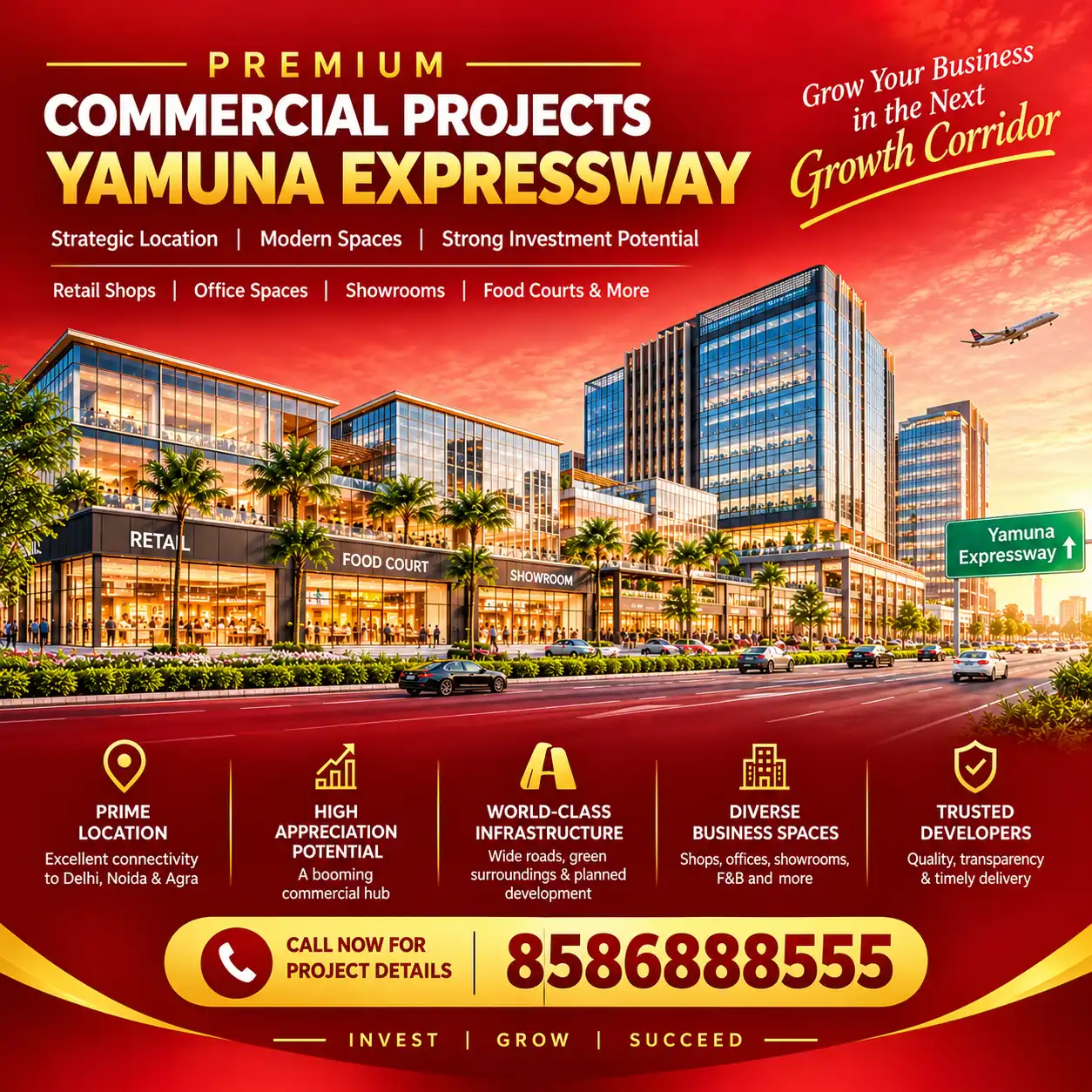 Commercial Projects on Yamuna Expressway: A Growing Investment Destination Premium Yamuna Expressway Projects