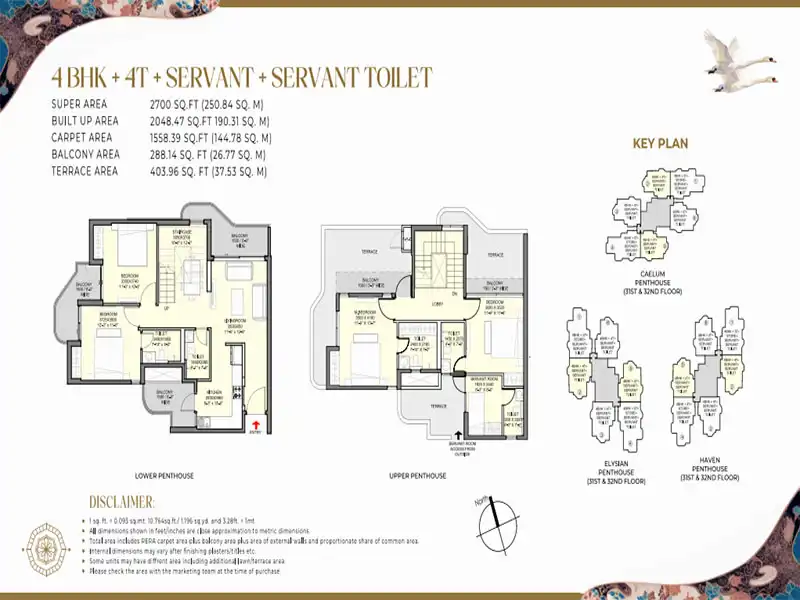 Eldeco Echoes of Eden 4 BHK+4T - 2700 Sq.Ft.